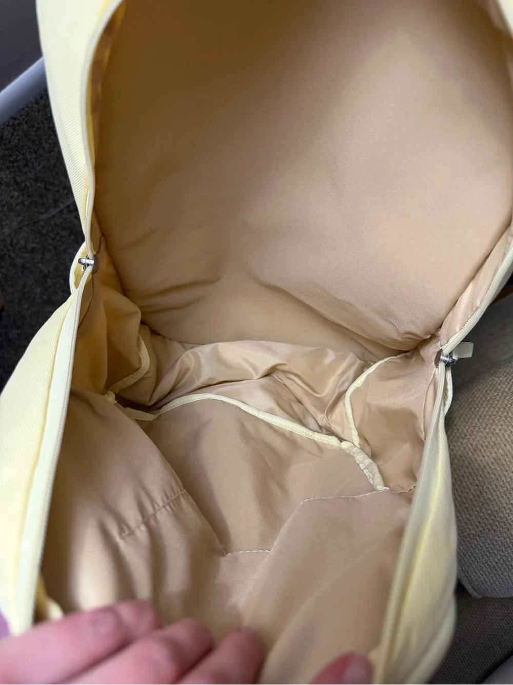 Classic Everyday Yellow Backpack - Women's Bag